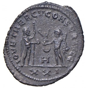 Dioclétien (284-305) Antonin - Buste drapé et cor...