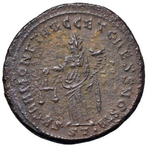 Galerio Massimiano (305-311) Follis - Testa laureata a d. - ...