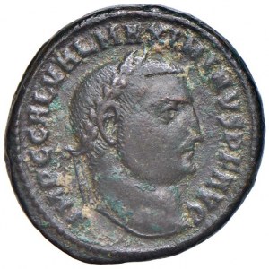 Massimino II (310-313) Follis (Cyzicus) Testa laureata a d. ...