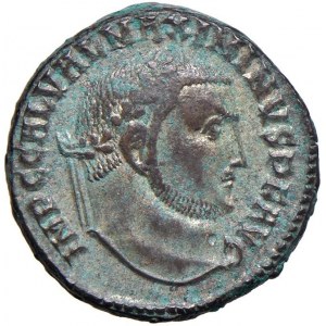Maximinus II (310-313) Follis (Cyzicus) Lorbeerkopf rechts ...
