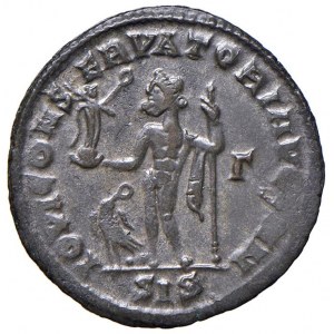 Costantino I (306-337) Follis (Siscia) Busto drappeggiato e ...