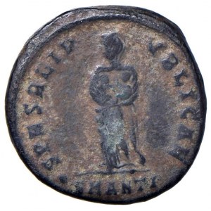 Fausta (manželka Konstantina) Follis (Antiochie) Bustro drap...