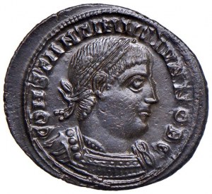 Constantine II (337-340) Follis (Thessalonica) Bust diademat...