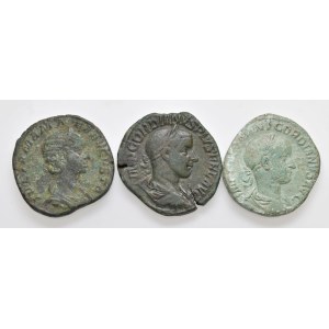 Lotto di tre sesterzi...