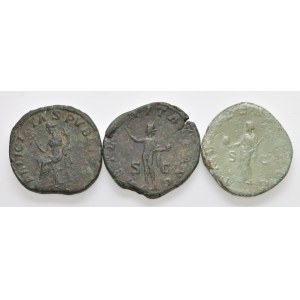 Lotto di tre sesterzi...