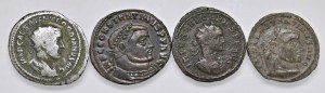 Lot of four coins...