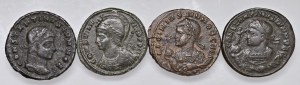 Lot of four follis...