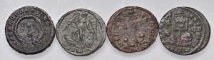 Lot of four follis...