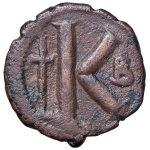 Anastasio (491-519) Mezzo follis - Busto diademato - R/ Lett...