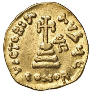 Eraclio (610-641) Solido - I tre imperatori stanti di fronte...