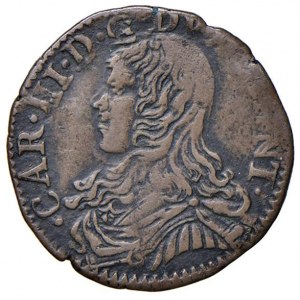 CASALE Carlo II Gonzaga (1647-1665) Soldo 1661 - MIR 361 CU ...