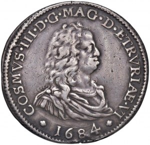 FLORENCE Cosimo III (1670-1723) Plate 1684 - MIR 329/2 AG (...