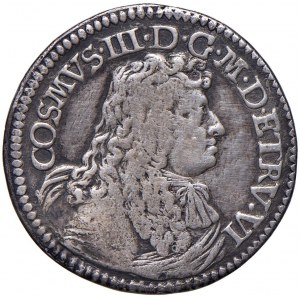 FIRENZE Cosimo III (1670-1723) Testone 1677 - MIR 333 AG (g ...