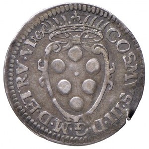FLORENZ Cosimo III (1670-1723) Ein halber Julius 1676 - MIR 339/1...