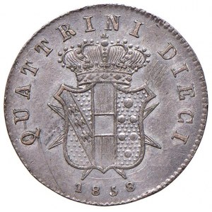 FIRENZE Leopoldo II (1824-1859) 10 Quattrini 1858 - MIR 461 ...