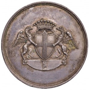 GENOVA Medaglia premio - AG (g 31,19 - Ø 42 mm) Con dedica i...