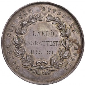 GENOVA Medaglia premio - AG (g 31,19 - Ø 42 mm) Con dedica i...
