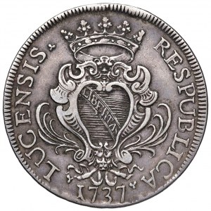 LUCCA Republik (1369-1799) Schild 1737 - MIR 237/2 AG (g 27...