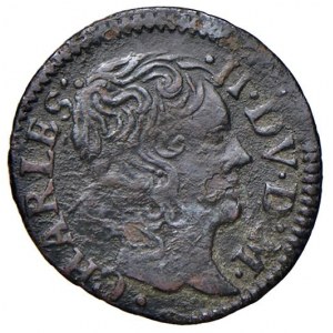 MANTOVA Carlo II (1637-1659) Rethel - Tornese 1652 - CU (g. ...