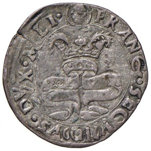 MILANO Francesco II Sforza (1522-1525) Grosso da 3 soldi - M...