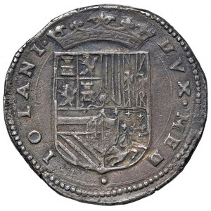 MAILAND Philipp II (1556-1598) Halbschild - MIR 311/2 AG (g ...
