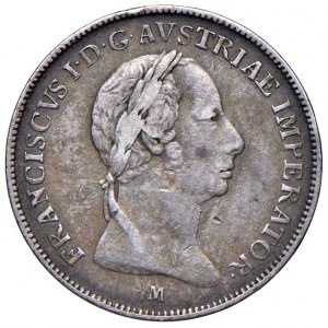 MAILAND Franz I. (1815-1835) Lira 1824 - Gig. 72 AG (g 4,2...