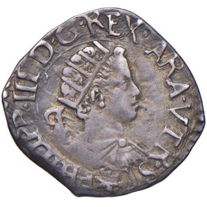 NAPLES Filip III (1598-1621) Půlkarlín GF-GI - Maglioc...