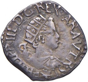NAPLES Filip III (1598-1621) Půlkarlín GF-GI - Maglioc...