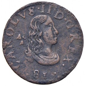 NAPLES Karl II (1674-1700) Währung 1681 - Nomisma 118 CU (g...