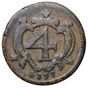 NAPOLI Carlo di Borbone (1734-1759) 4 Cavalli 1757 - Nomisma...