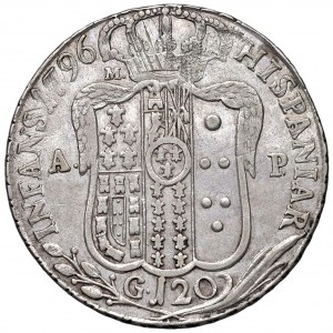 NAPLES Ferdinand IV (1759-1796) Talíř 1796 - Nomisma 462 ...