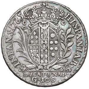NAPOLI Ferdinando IV (1759-1799) Ducato 1785 BP - Nomisma 17...
