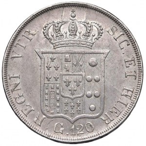NAPOLI Ferdinando II (1830-1859) Piastra 1834 - Nomisma 927 ...