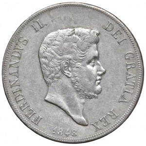 NAPOLI Ferdinando II (1830-1859) Piastra 1848 - Nomisma 954 ...