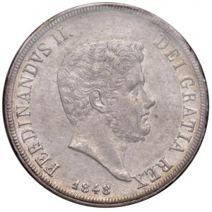 NAPOLI Ferdinando II (1830-1859) Piastra 1848 - Nomisma 954 ...