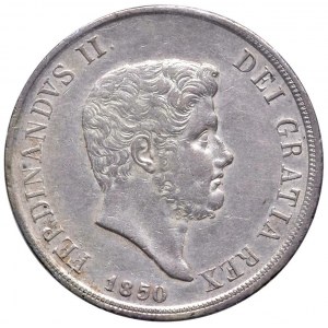 NAPOLI Ferdinando II (1830-1859) Piastra 1850 - Nomisma 957 ...