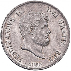 NAPLES Ferdinand II (1830-1859) Teller 1856 vernieteter Rand