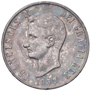 NAPLES Francis II (1859-1860) Talíř 1859 - Nomisma 1296 ...