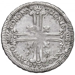 PALERMO Carlo di Borbone (1734-1759) 6 Tarì 1735 - Serio 52 ...