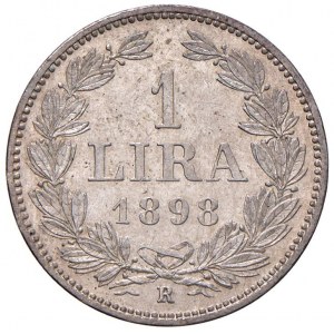 SAN MARINO Lira 1898 - AG (g 5,01)...