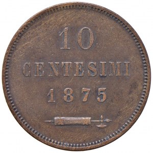 SAN MARINO 10 Centesimi 1875 - CU (g 9,85)...