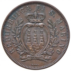 SAN MARINO 10 Centesimi 1894 - CU (g 9,91)...