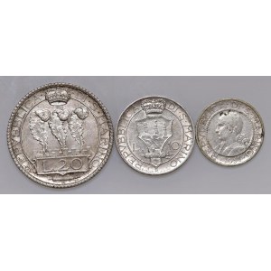 SAN MARINO 20, 10, 5 lír 1931 - AG Sada troch mincí, ...