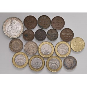 SAN MARINO Lotto di 17 monete, incluese 20 lire 1933, 5 lire...