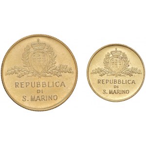 SAN MARINO 1 e 2 Scudi 1981 - AU (g 3 + 6 - Tit. 917) Lotto ...