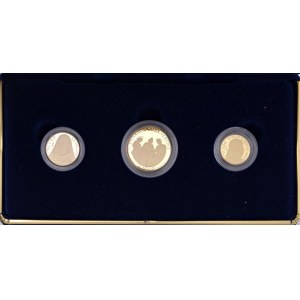 SAN MARINO 2, 1 e mezzo scudo 1999 - AU (g 6,45 + 3,22 + 1,6...