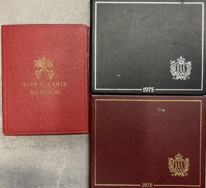 SAN MARINO Lot of two 500 lira boxes and one 500 lira...