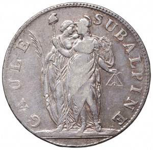 TURIN Subalpine Republic (1800-1802) 5 Francs A. 10 - Gi...