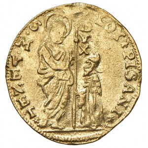 VENEZIA Alvise Pisani (1735-1741) Zecchino - Pa. 5 AU (g 3,5...