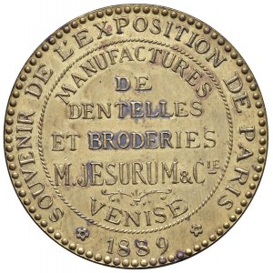 VENEZIA Medaglia souvenir 1889 - MD (g 17,12 - Ø 36 mm)...